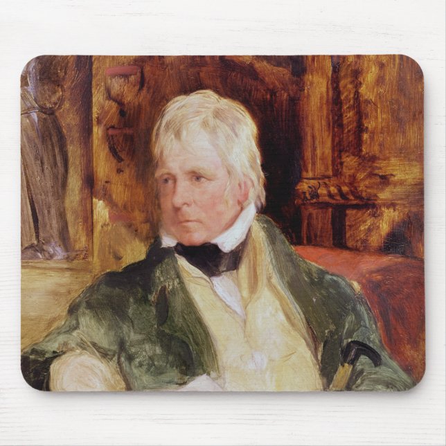 Alfombrilla De Ratón Retrato de sir Walter Scott (Frente)