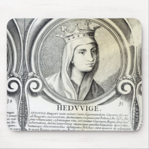 Alfombrilla De Ratón Retrato de St.Jadwiga