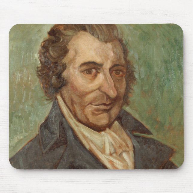 Alfombrilla De Ratón Retrato de Thomas Paine (Frente)