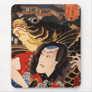 Alfombrilla De Ratón Retrato de un actor con un pescado