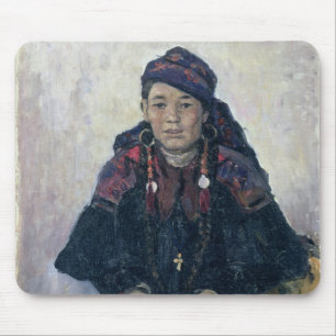 Alfombrilla De Ratón Retrato de un Cossack Woman, 1909