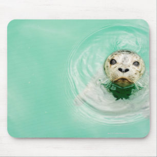 Alfombrilla De Ratón Retrato de un sello en agua
