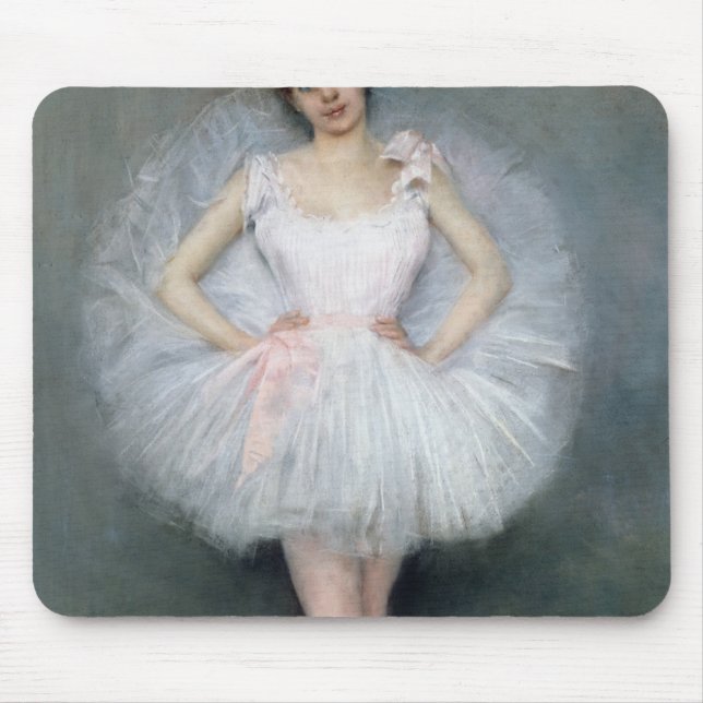 Alfombrilla De Ratón Retrato de una bailarina joven (Frente)