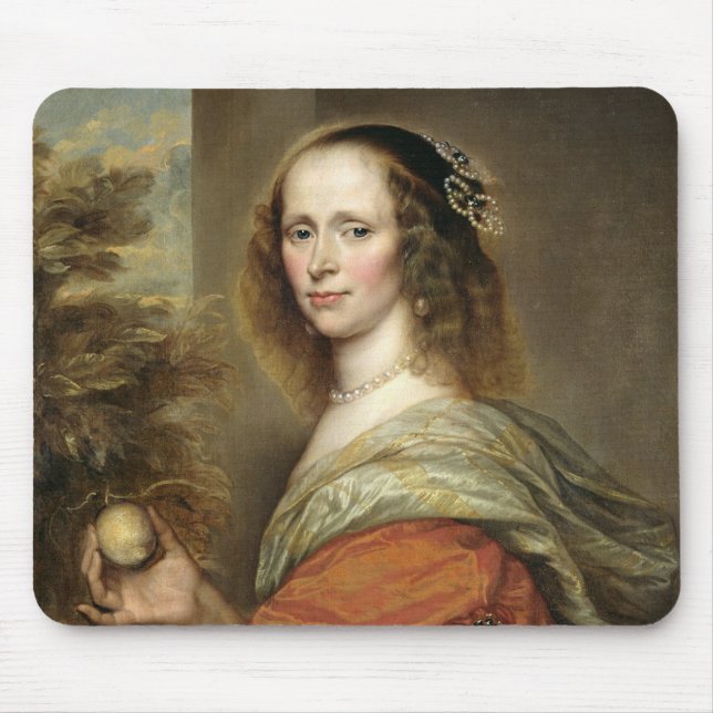 Alfombrilla De Ratón Retrato de una mujer 2 (Frente)