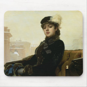 Alfombrilla De Ratón Retrato de una mujer desconocida, 1883