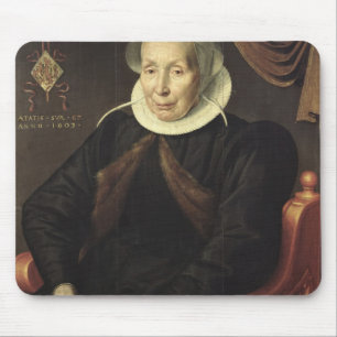 Alfombrilla De Ratón Retrato de una mujer mayor, 1603