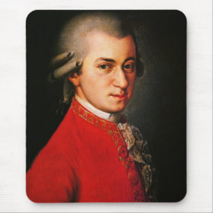 Alfombrilla De Ratón Retrato de Wolfgang Amadeus Mozart