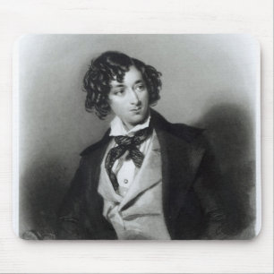 Alfombrilla De Ratón Retrato del escudero M.P. de Benjamin Disraeli