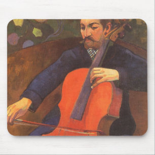 Alfombrilla De Ratón Retrato del jugador Schneklud de Paul Gauguin