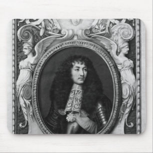 Alfombrilla De Ratón Retrato del medallón de Louis XIV
