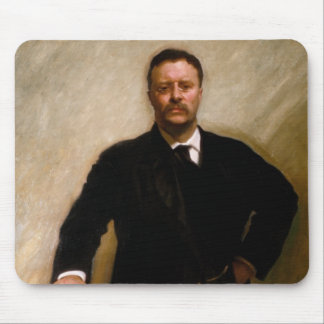 Alfombrilla De Ratón Retrato del presidente Theodore Roosevelt J.S. Sar