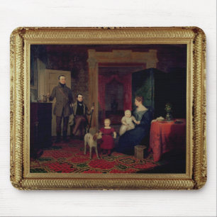 Alfombrilla De Ratón Retrato del Van Cortland Family, c.1830