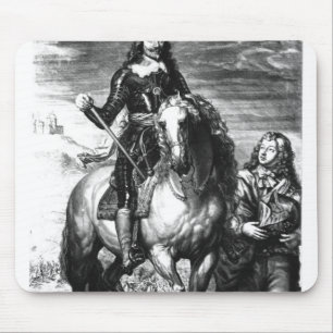 Alfombrilla De Ratón Retrato ecuestre de Charles I
