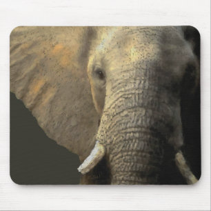 Alfombrilla De Ratón Retrato elefante