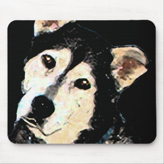 Alfombrilla De Ratón Retrato fornido del perro del pastor lindo