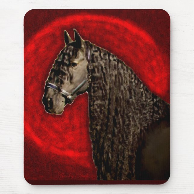 Alfombrilla De Ratón Retrato frisio (Frente)