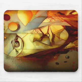 Alfombrilla De Ratón Retrato humano surrealista