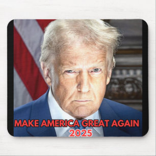 Alfombrilla De Ratón Retrato Inaugural Oficial 2025 Del Presidente Dona