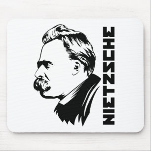 Alfombrilla De Ratón Retrato Mousepad de Frederich Nietzsche