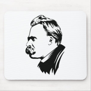 Alfombrilla De Ratón Retrato Mousepad de Frederich Nietzsche