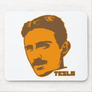 Alfombrilla De Ratón Retrato Mousepad de Nikola Tesla