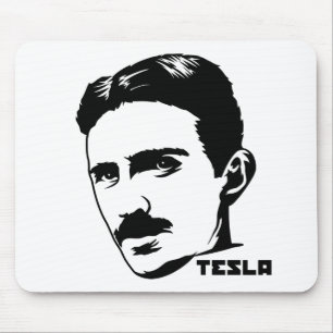 Alfombrilla De Ratón Retrato Mousepad de Nikola Tesla