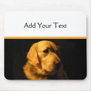 Alfombrilla De Ratón Retrato Mousepad del golden retriever