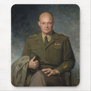Alfombrilla De Ratón Retrato pintado de cinco estrellas del general Dwi