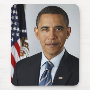 Alfombrilla De Ratón Retrato presidencial de Barack Obama