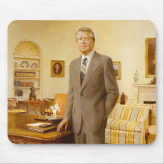 Alfombrilla De Ratón Retrato presidencial de la Casa Blanca James Carte
