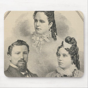 Alfombrilla De Ratón Retratos de la familia Curtiss & Todd
