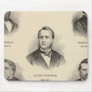 Alfombrilla De Ratón Retratos de los gobernadores de Wisconsin Louis P 