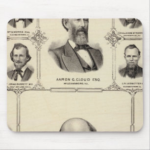 Alfombrilla De Ratón Retratos de Robert Hunter, Aaron G Cloud