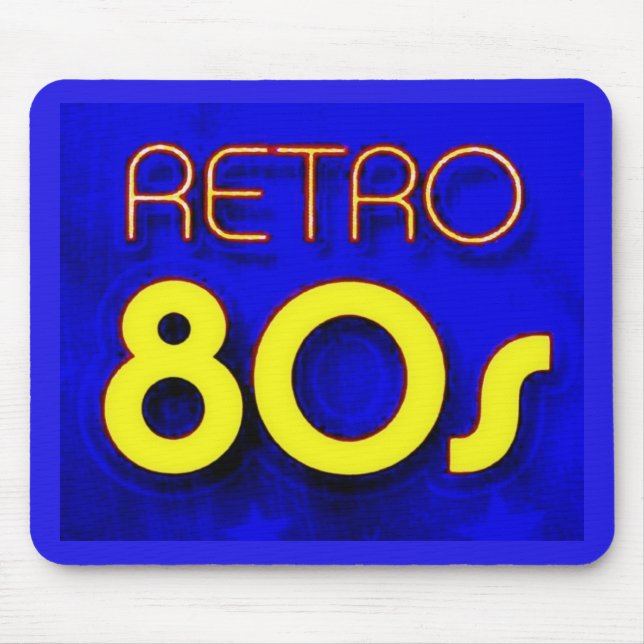 Alfombrilla De Ratón Retro 80 (Frente)