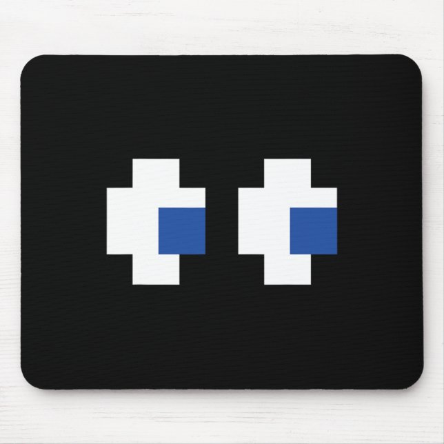 Alfombrilla De Ratón Retro Arcade Gaming Halloween Ghost Partner Group (Frente)