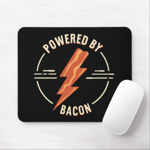 Alfombrilla De Ratón Retro Bacon Lover Funny Food Design con Lightning
