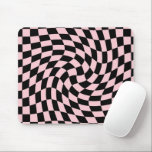 Alfombrilla De Ratón Retro Black Pink Warped Checks Dorm Checkered Dorm<br><div class="desc">Controles modernos y modernos. Diseño de patrones retro a cuadros en colores vibrantes y groovic. Decoración y regalos de la casa a cuadros. Este bonito diseño retro psicodélico te lleva a la maravillosa tierra. Comprobaciones retorcidas en colores vibrantes. Giro y remolque, torsión de cheques, patrón de tablero de ajedrez a...</div>