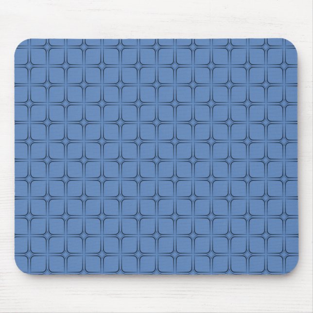 Alfombrilla De Ratón Retro Bliss Mousepad, Azul (Frente)