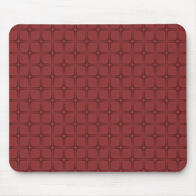 Alfombrilla De Ratón Retro Bliss Mousepad, Crimson (Frente)