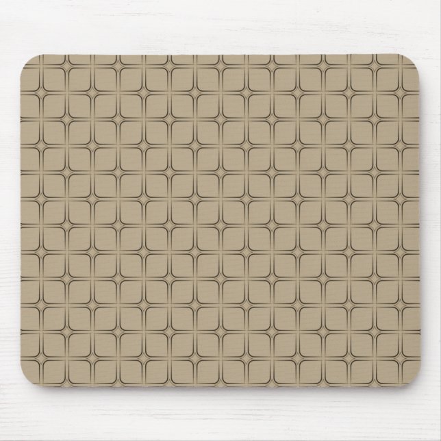 Alfombrilla De Ratón Retro Bliss Mousepad, Latte (Frente)