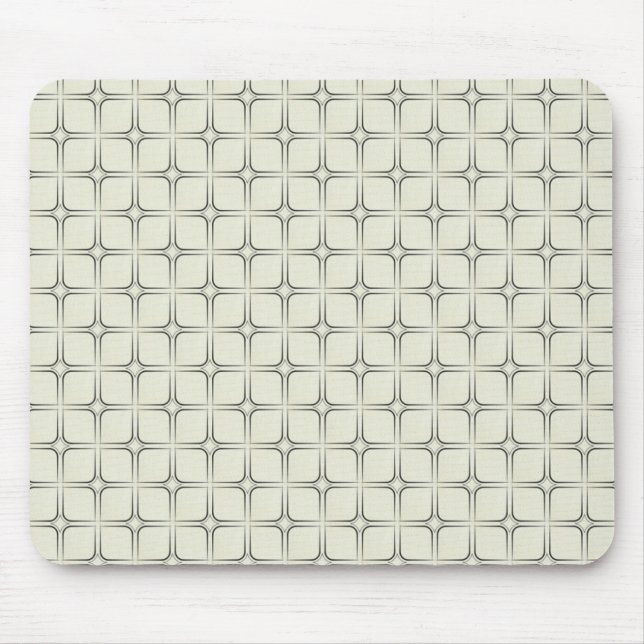 Alfombrilla De Ratón Retro Bliss Mousepad, Marfil (Frente)
