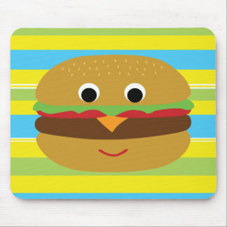 Alfombrilla De Ratón Retro Cheeseburger