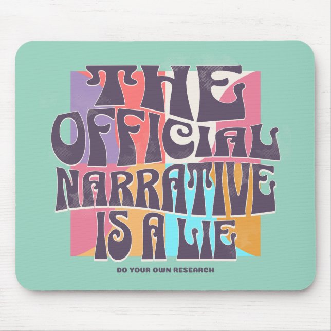 Alfombrilla De Ratón Retro Conspiracy Theory (Frente)