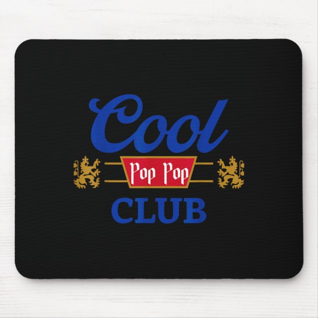 Alfombrilla De Ratón Retro Cool P P Club Family Matching Father's Day F (Frente)