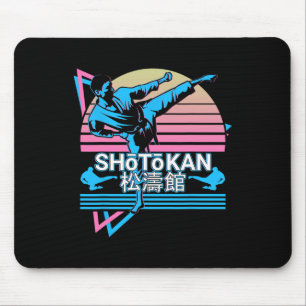 Alfombrilla De Ratón Retro de artes marciales japonesas de Shotokan Kar