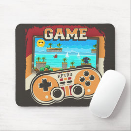 Alfombrilla De Ratón Retro de control remoto de juegos