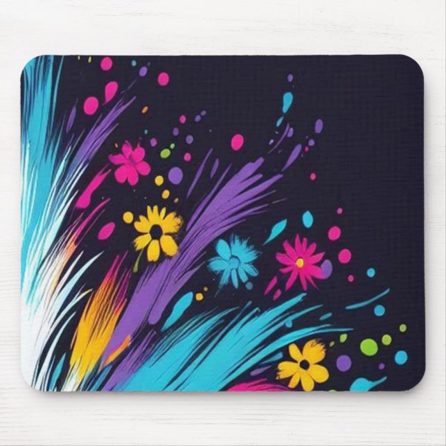 Alfombrilla De Ratón Retro Design on a 1970's Thick Computer Mousepad (Frente)