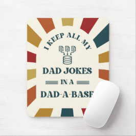 Alfombrilla De Ratón Retro Funny Dad Chistes Regalo del día de los padr