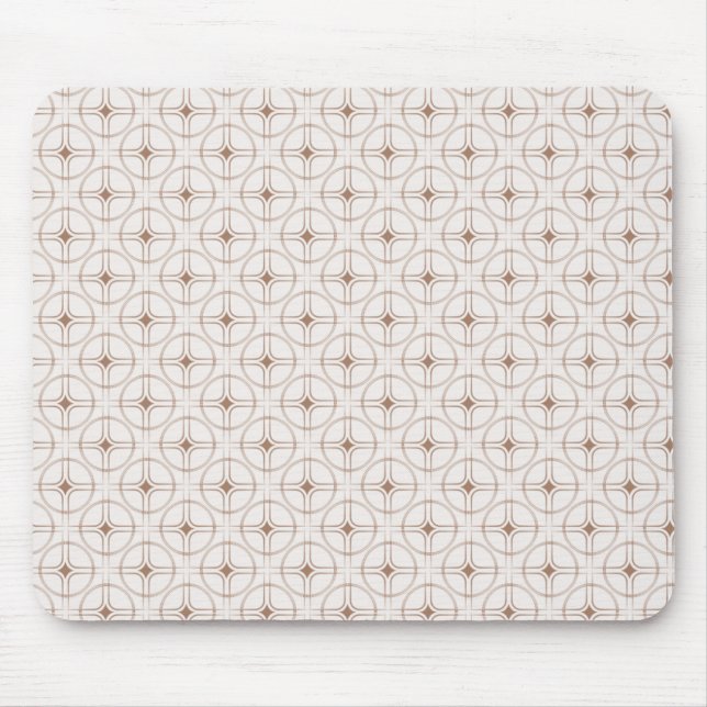Alfombrilla De Ratón Retro Glam Mousepad, Latte (Frente)