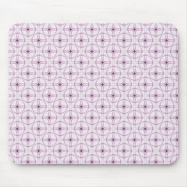 Alfombrilla De Ratón Retro Glam Mousepad, púrpura (Frente)